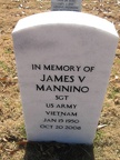 James V. "Dino" Mannino Headstone